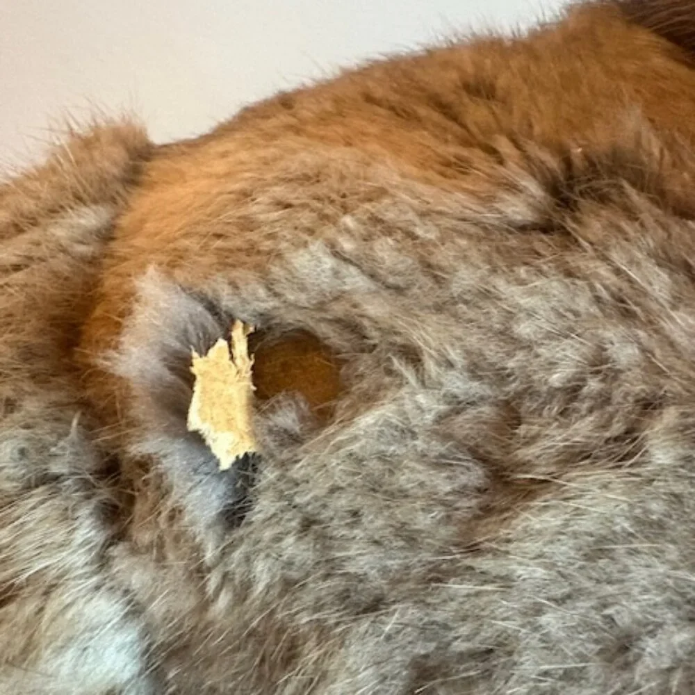 Vintage Beige Fur Coat - Picture 9 of 9